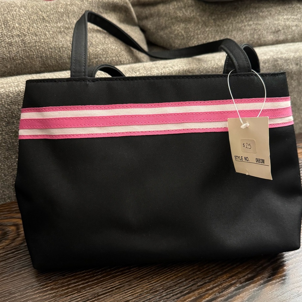NEW Black and Pink Shoulder Bag Purse